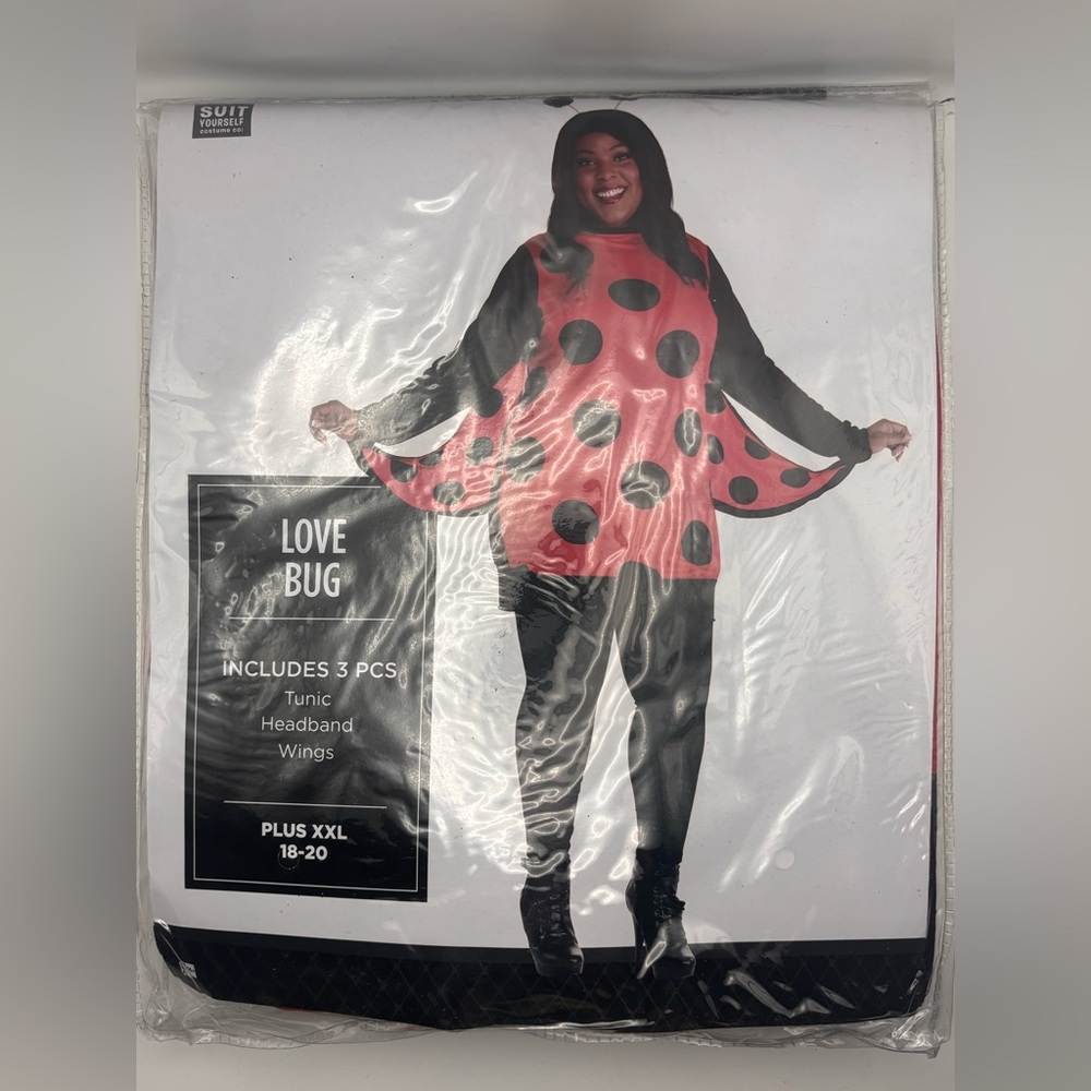 Kids Ladybug Costume - Red and Black